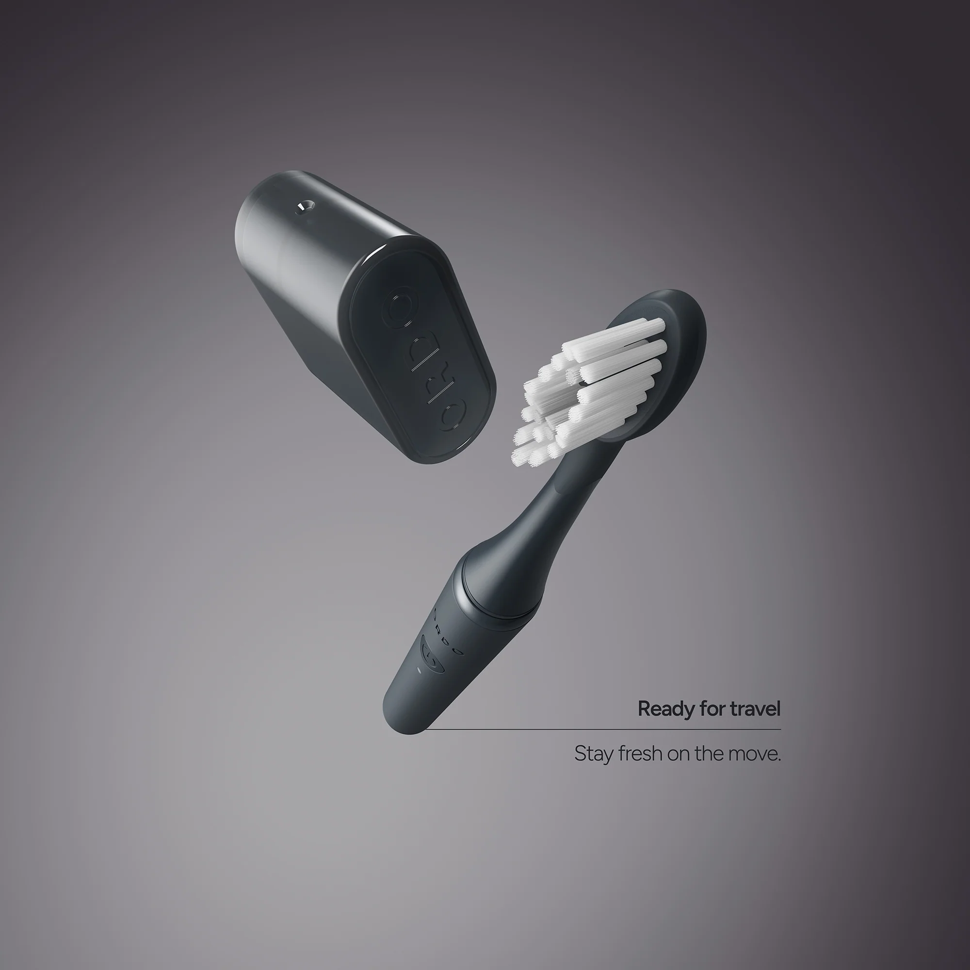 Ordo Sonic Edge Rechargeable Toothbrush - Charcoal - Image 7