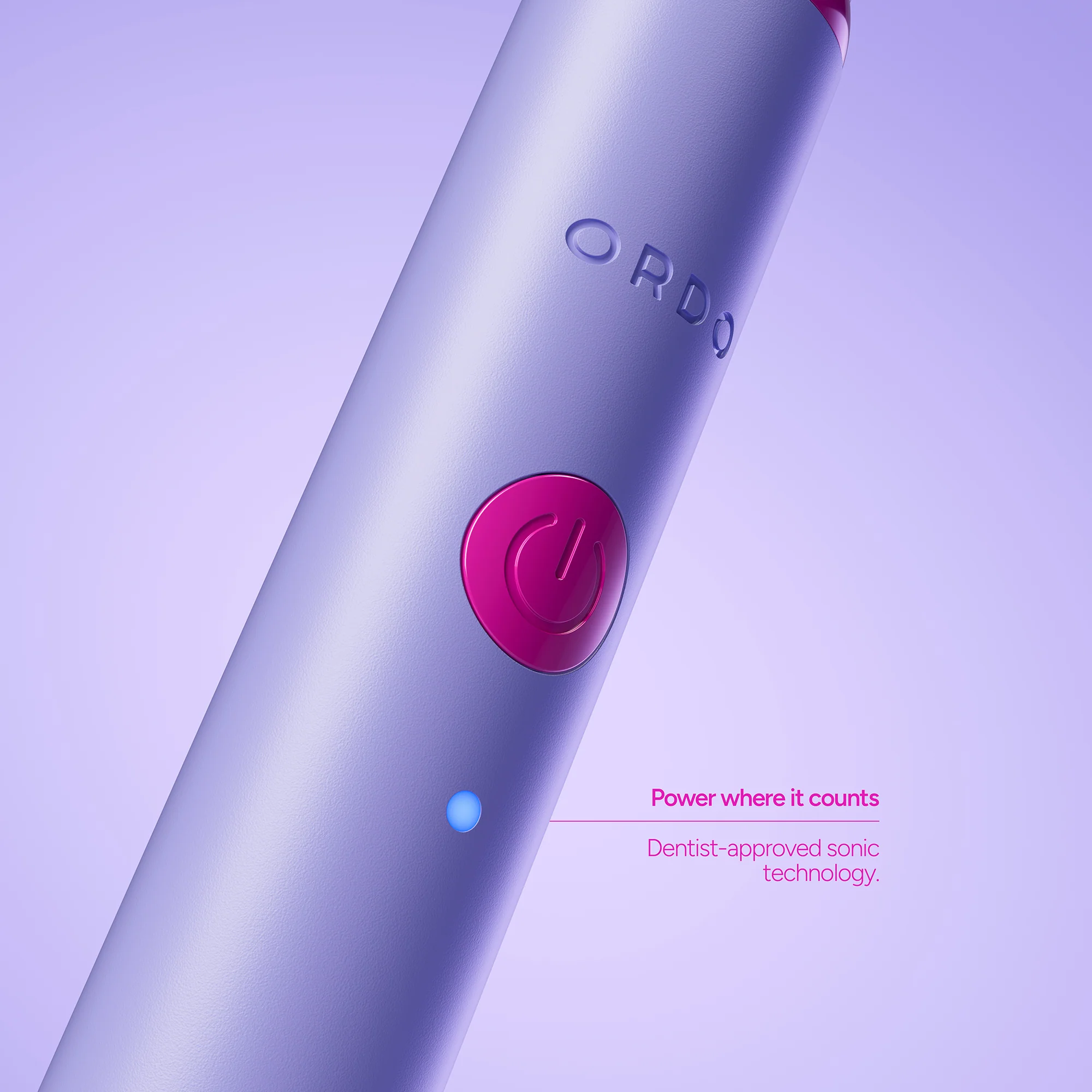 Ordo Sonic Edge Rechargeable Toothbrush - Fiji Fuchsia - Image 5
