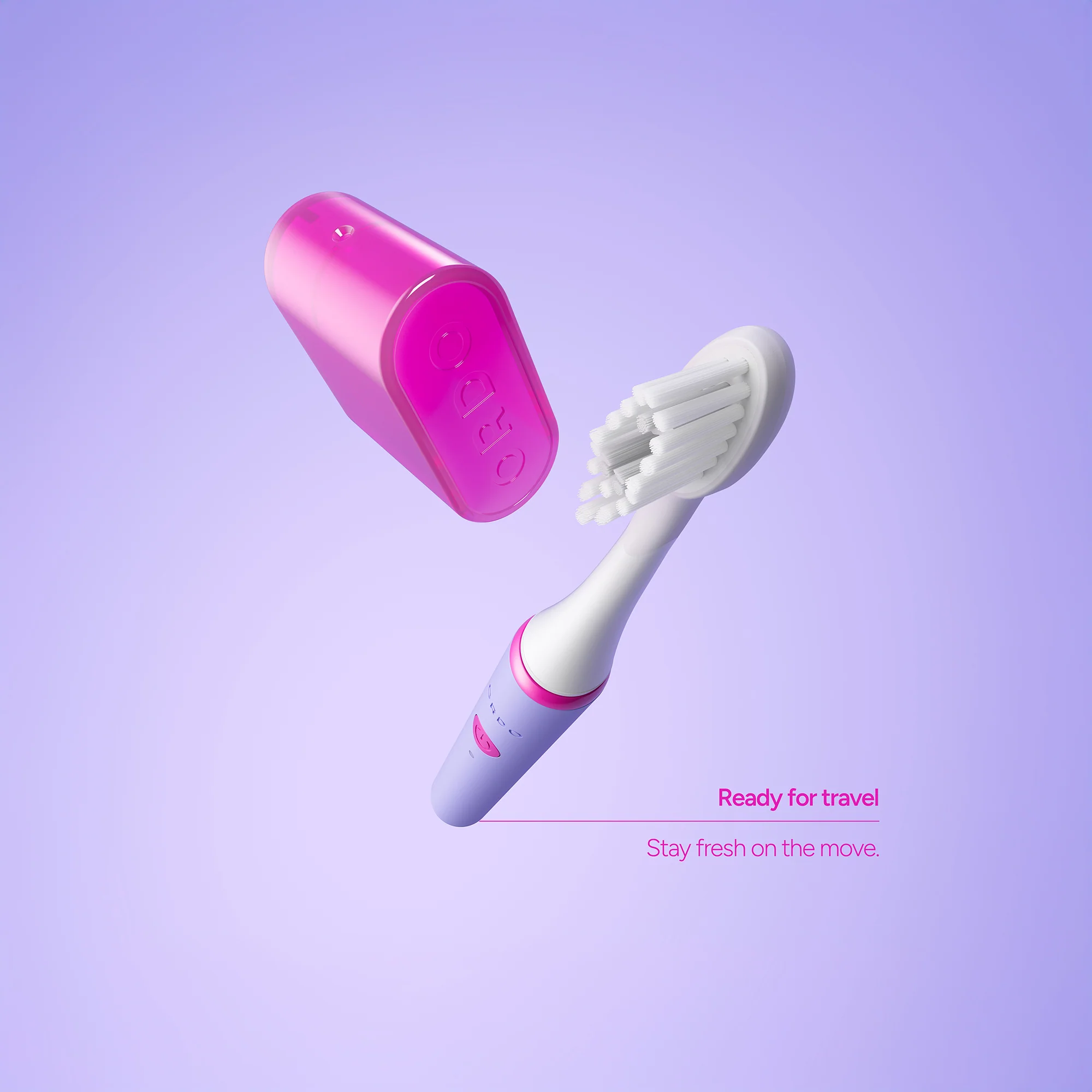 Ordo Sonic Edge Rechargeable Toothbrush - Fiji Fuchsia - Image 7