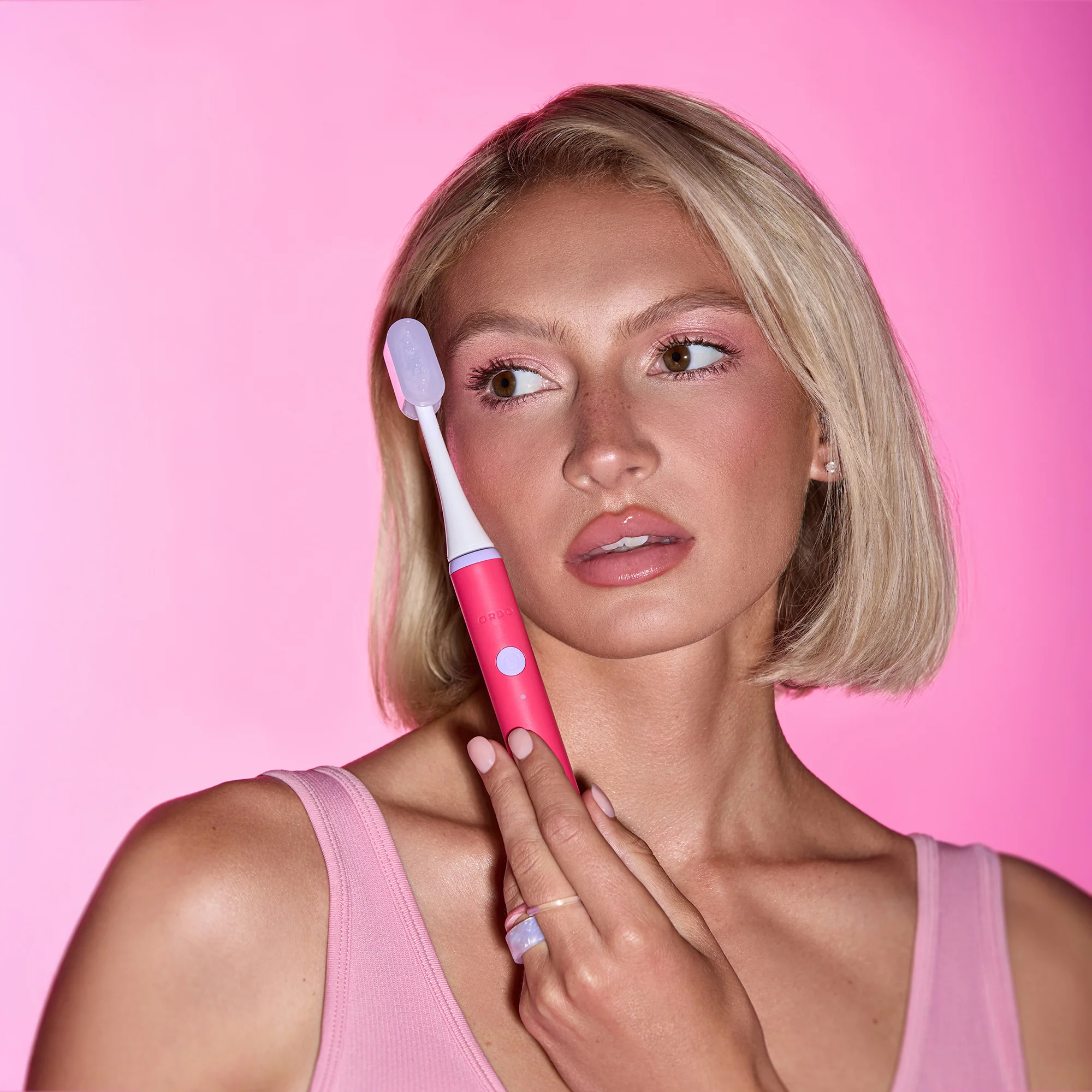 Ordo Sonic Edge Rechargeable Toothbrush - Paradise Pink - Image 3