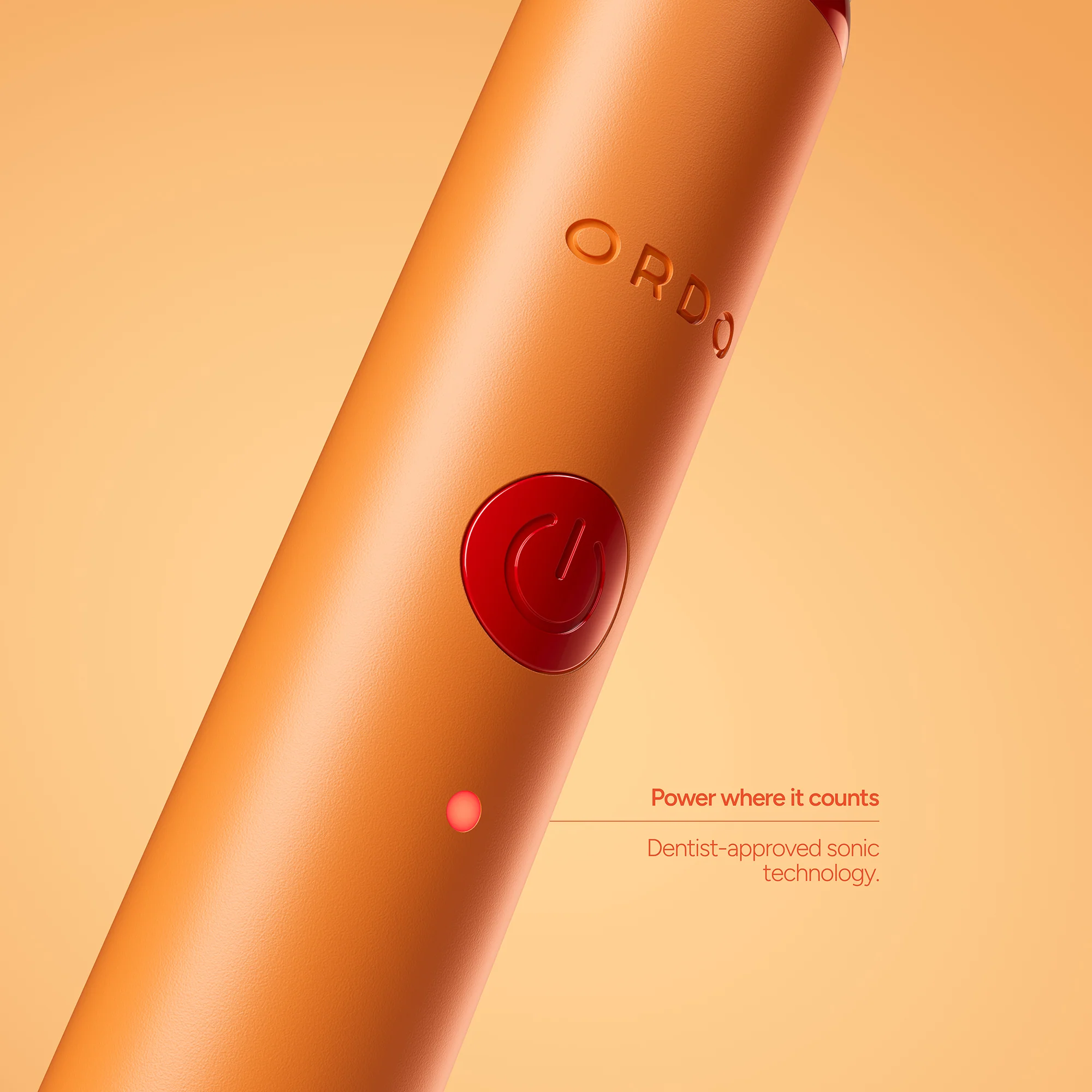 Ordo Sonic Edge Rechargeable Toothbrush - Peach Sunrise - Image 5