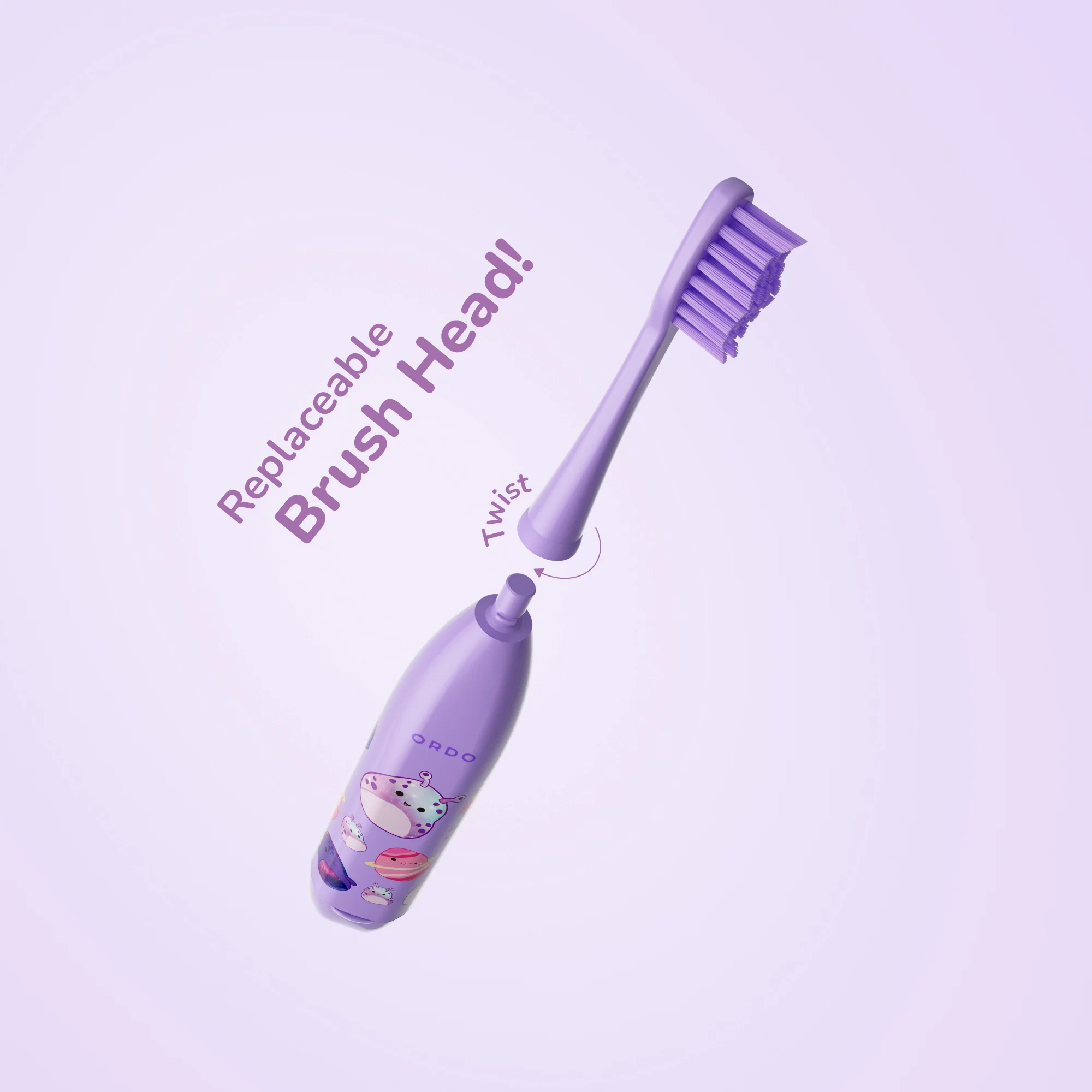 Ordo Sonic Kids Battery Toothbrush - Squishmallows Daxxon - Image 6