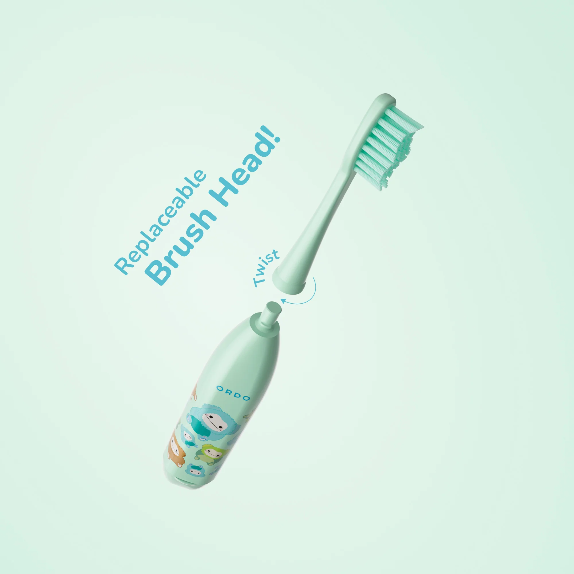 Ordo Sonic Kids Battery Toothbrush - Squishmallows Joelle - Image 7
